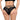 Waist briefs women's lingerie briefs, sexy underwear in lace look, panties thong high waist, lingerie for women, panties with high waist (1 piece) 