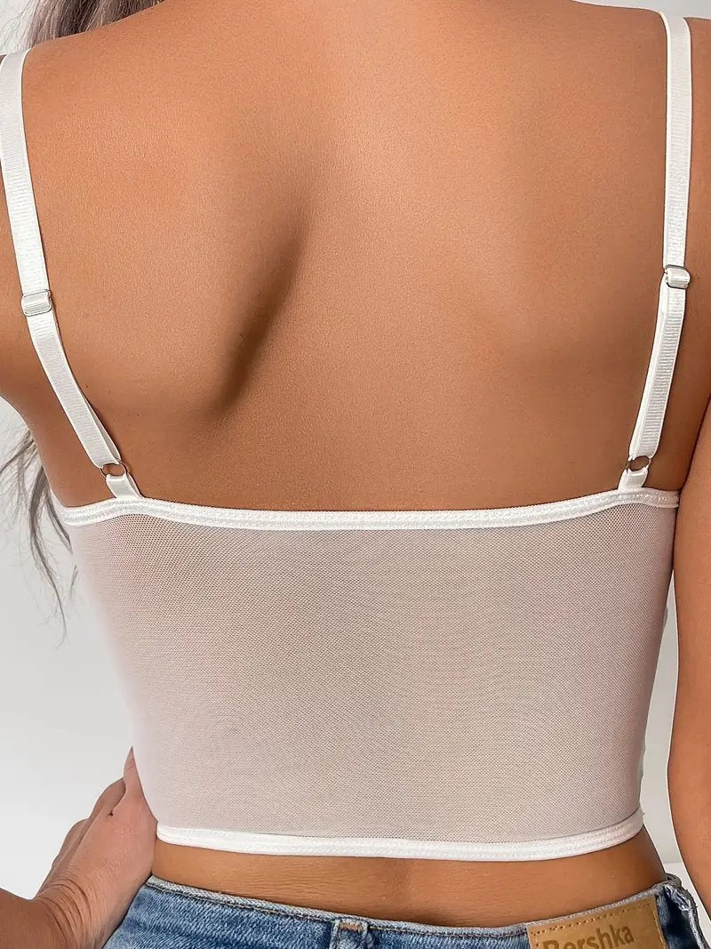 Push-up bra, women's short tank top, lingerie &amp; underwear for women, wireless bra (1 piece) lingerie with lace and tulle, sexy bra, crop top, lingerie for women 